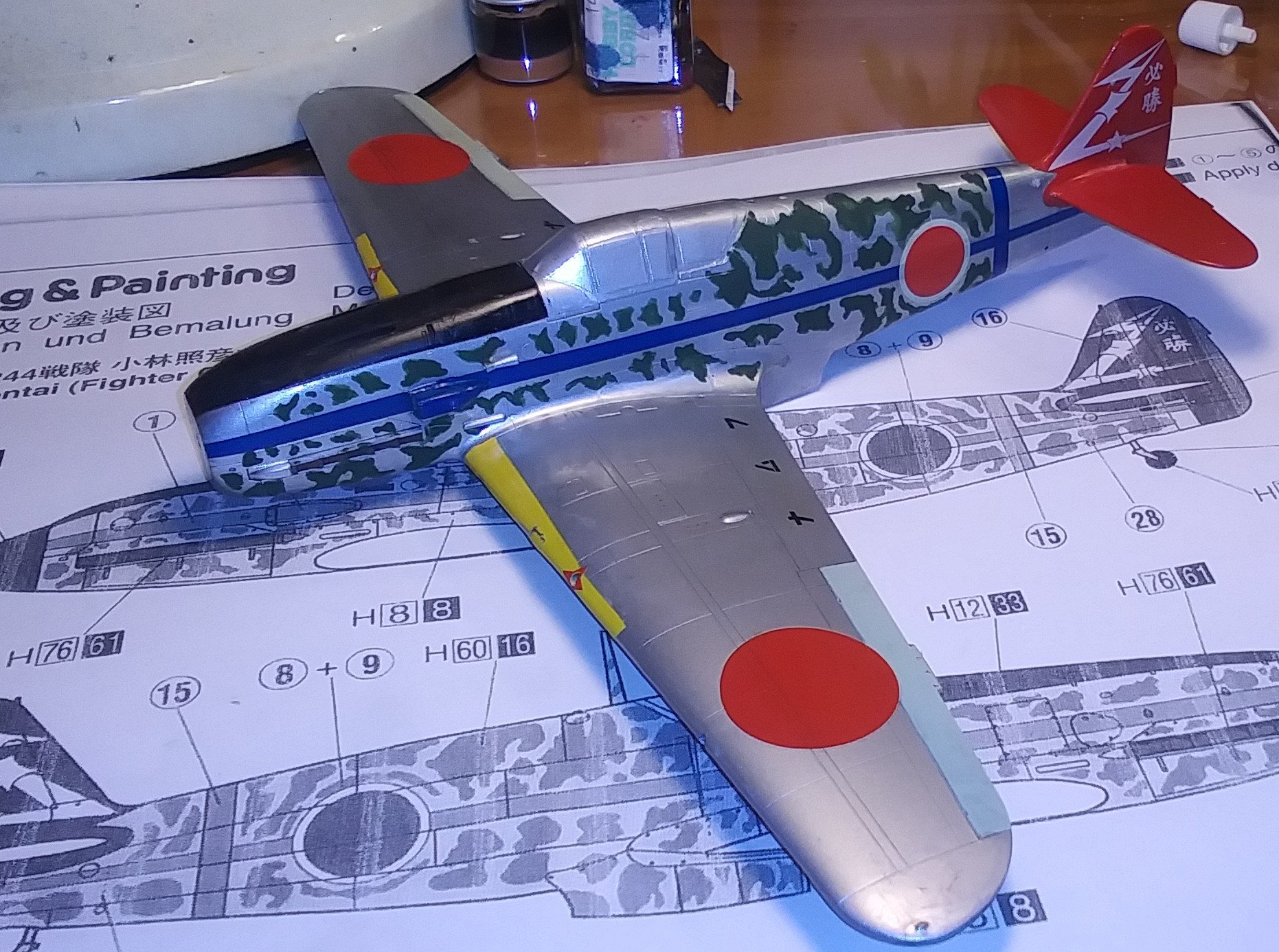 Ki-61 Tony by Hasagawa 1/48th scale.