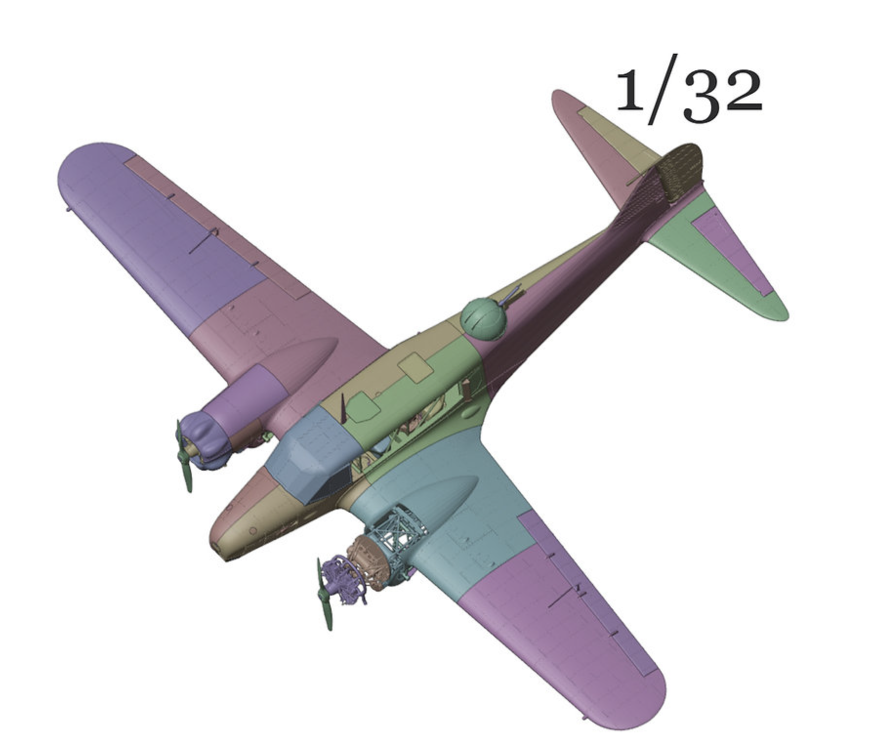 3D printing the 1/32 Avro Anson. Step by step.