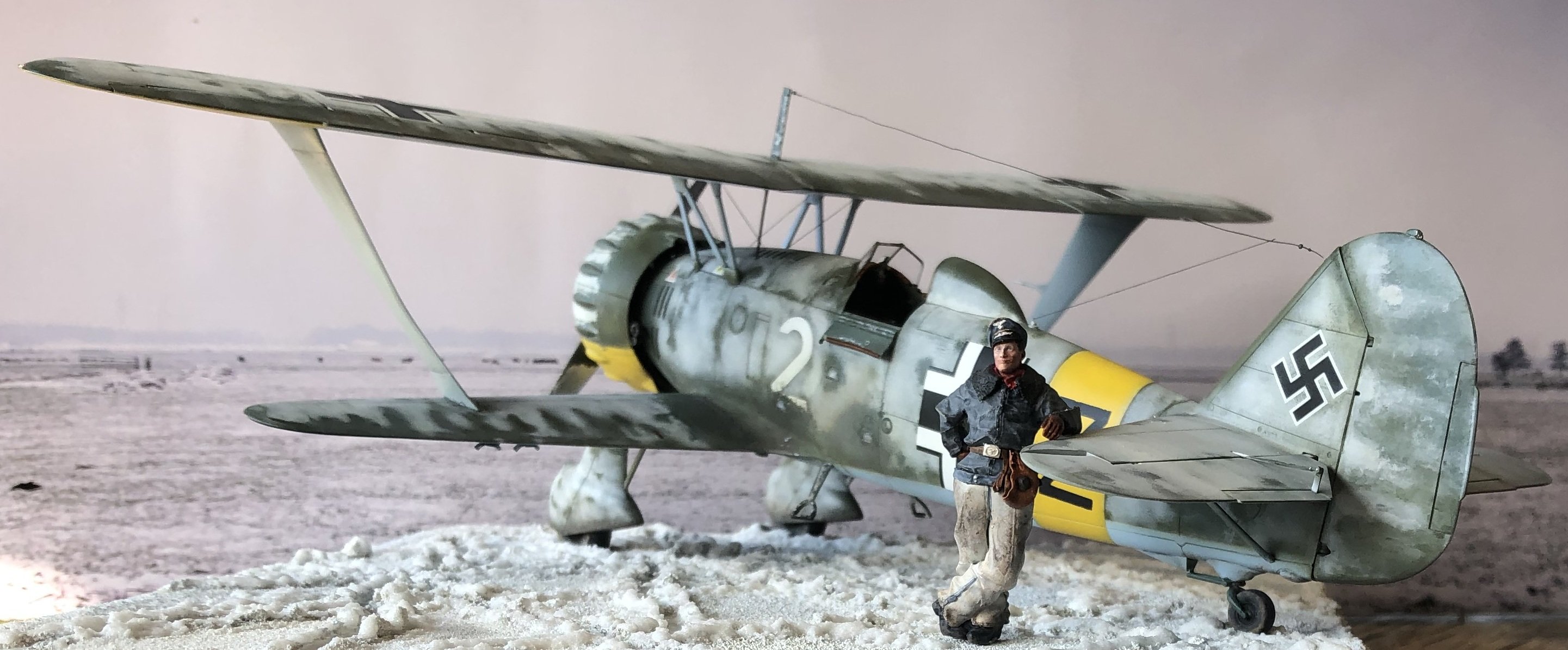 ICM's Hs-123 in Winter Clothes.