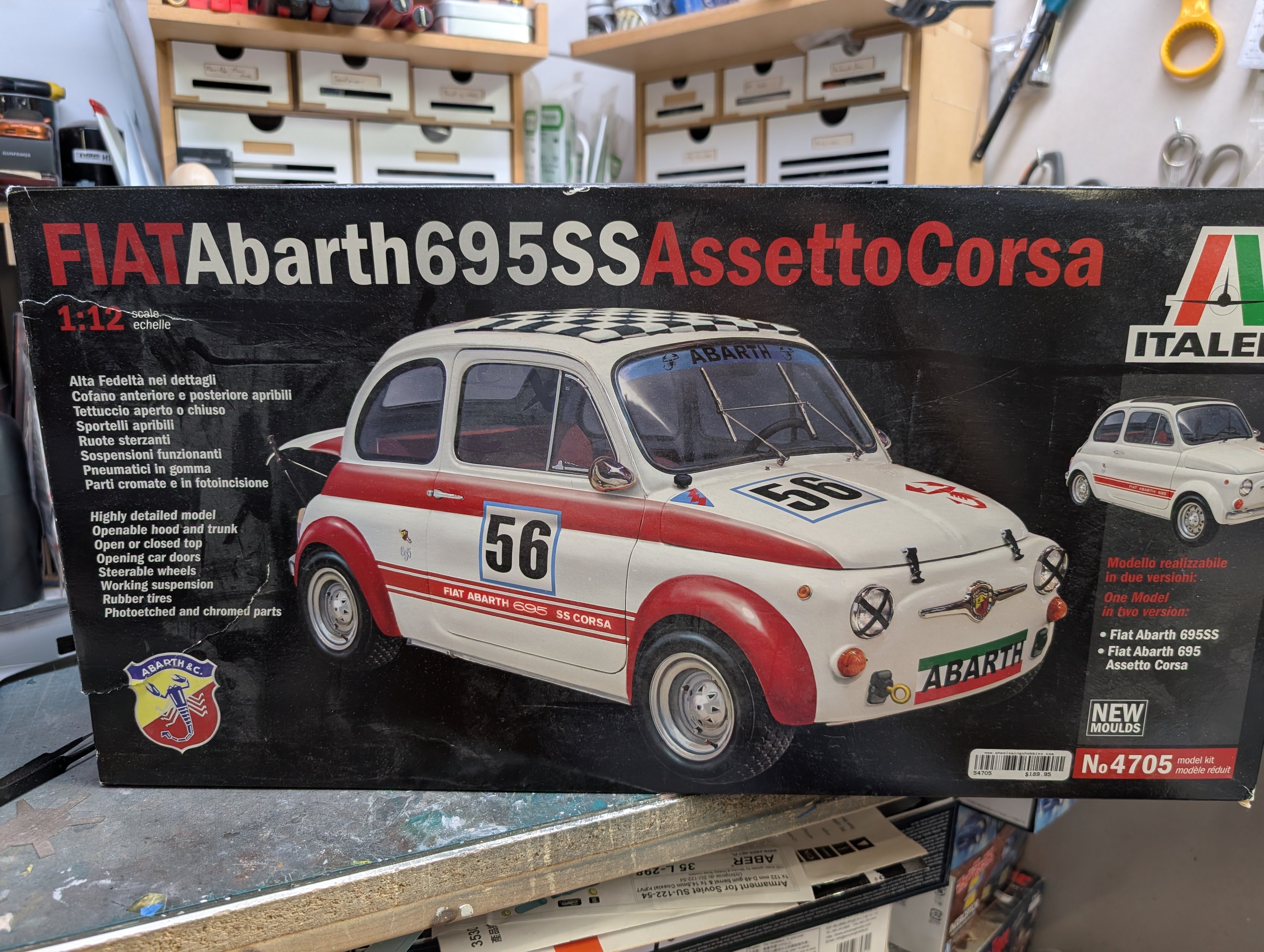 Fiat Abarth 695- Italeri 1/12