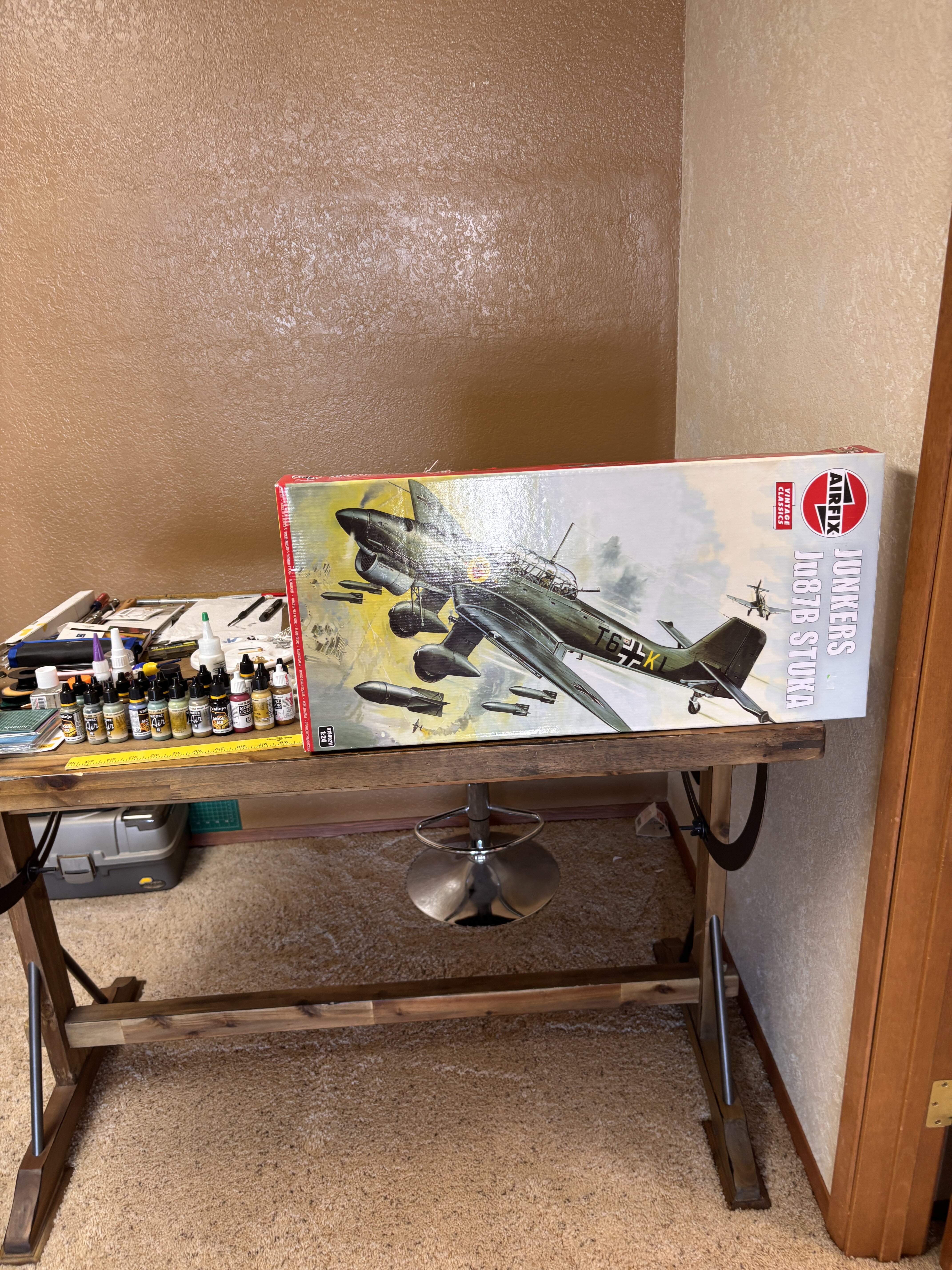 My next 1:24 aircraft: airfix ju87 Stuka