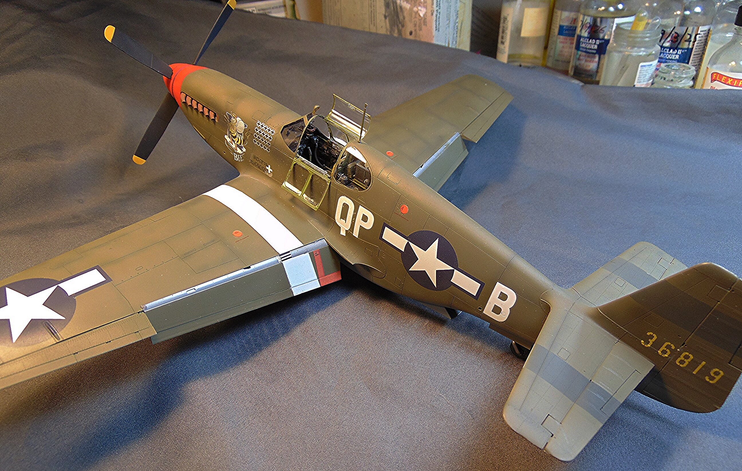 Eduard P-51B build #2 completed