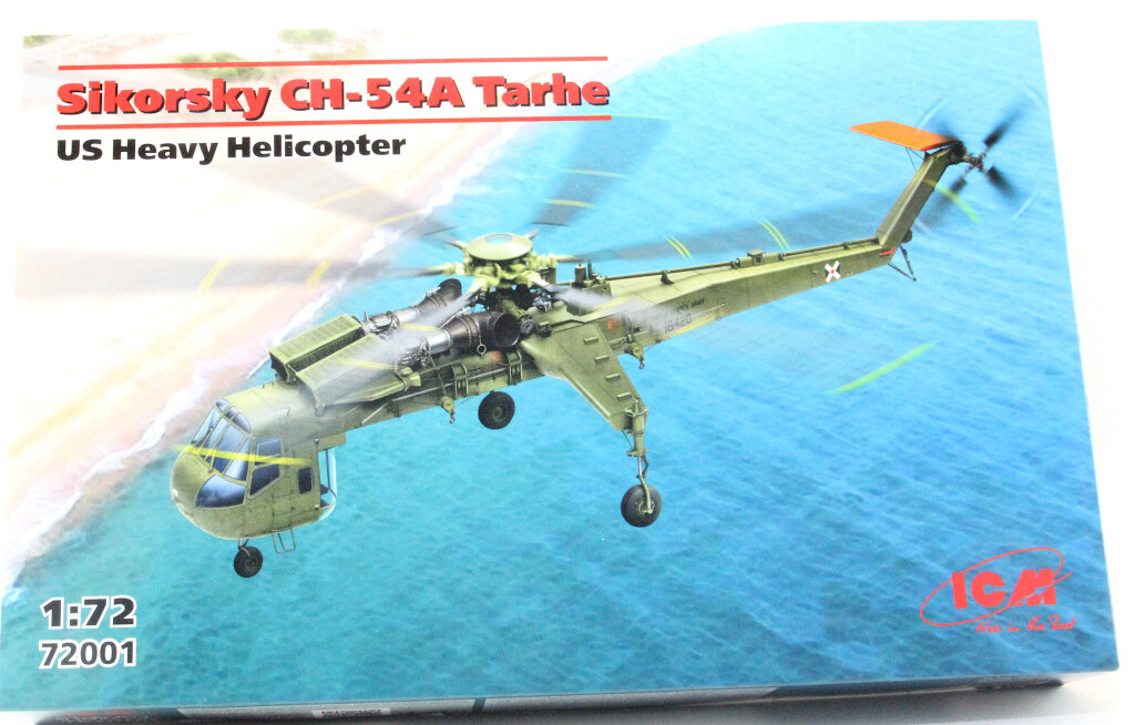 1:72 ICM sikorsky CH-54A Tarhe - Review and Build !
